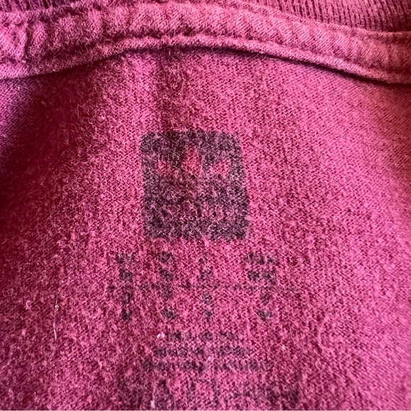 Adidas Shirt Mens Medium Red Premium Worldwide Skateboarding Trefoil Logo Tee - Picture 5 of 5